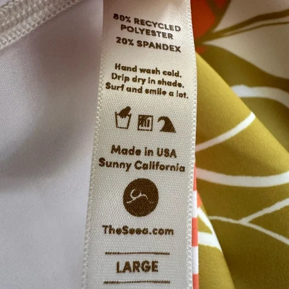 Seea Striped and Floral One Piece Swimsuit - Picture 5 of 5